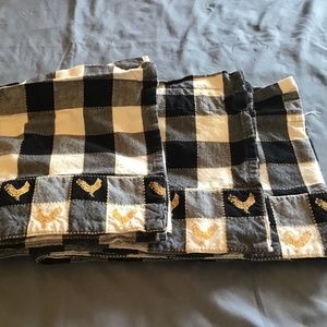 Set of 3 Country Valances